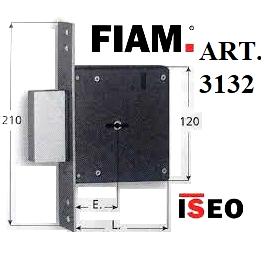 Serratura Fiam da applicare modello 3132