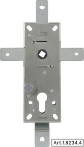 Serratura Viro V82 da infilare per porte basculanti e garage